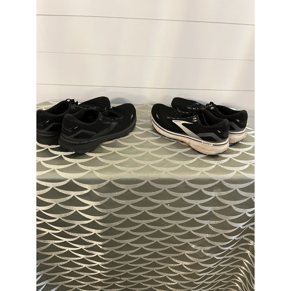 Lot of 2 Brooks Ghost 15 Women's Size 9 Running Shoes As-Is Black 1203801B012 - Picture 2 of 16